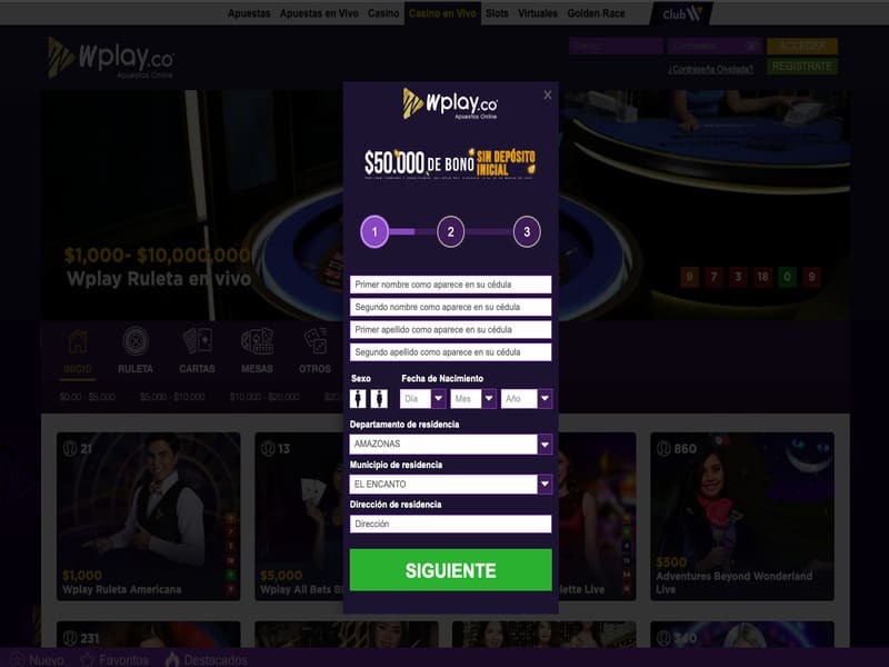 에비에이터 게임에서 베팅을 위해 WPlay 카지노에 입금하는 방법