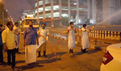 COVID-19 Jetter Cleaning at Thiruvananthapuram