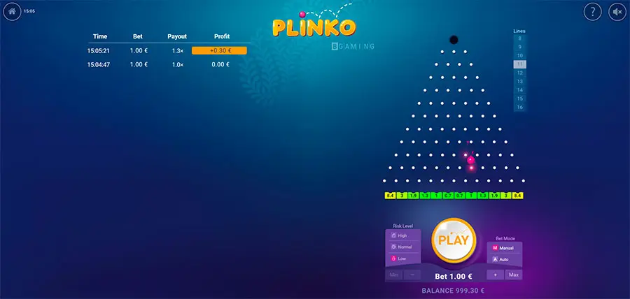 Discover endless fun: play PLINOK on the OK Win platform!插图2 diuwin oneline